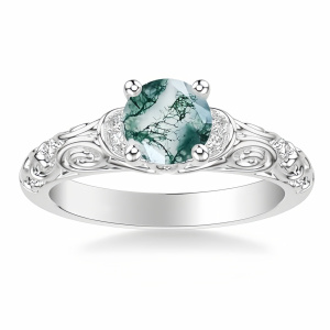 Round Cut Center Stone