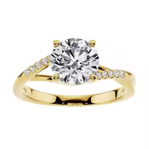 I Moissanite Ring