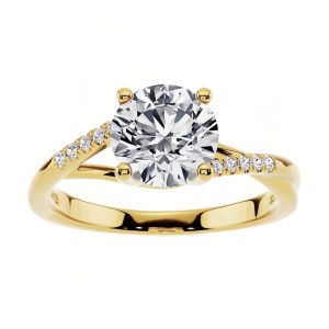 I Moissanite Ring