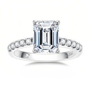 3.248cttw Emerald Cut