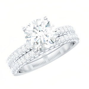 C Moissanite Ring