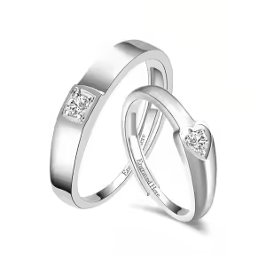Moissanite Ring Sets E