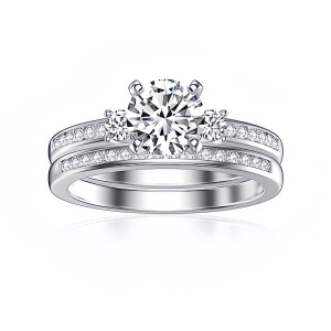 3 Pcs Round Cut Moissanite