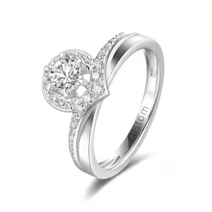 A-Crown Moissanite Rings