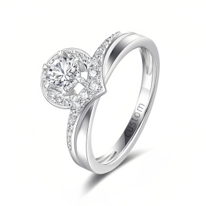 A-Crown Moissanite Rings