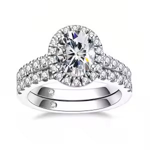 3ct Halo Oval