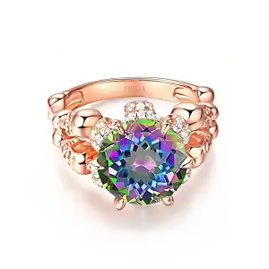 Rainbow & Rose Gold