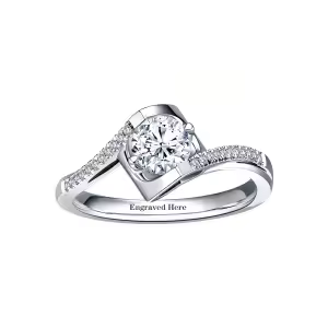 D Engagement Ring