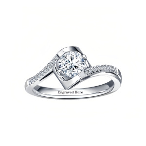 D Engagement Ring