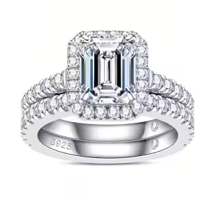 4.266cttw Emerald Cut