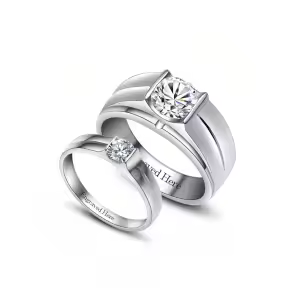 Moissanite Ring Sets F