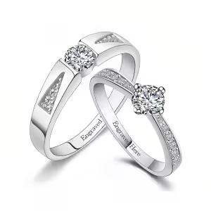 Moissanite Ring Sets B