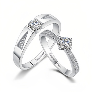 Moissanite Ring Sets B