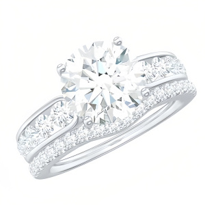 A Moissanite Ring