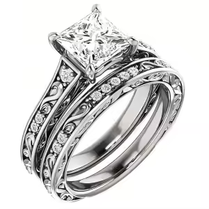 Solitaire-Princess cut