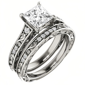Solitaire-Princess cut