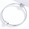 wholesale Sterling silver 925 beads, handmade cute tooth charms, popular DIY fashion jewelry supplies-0-1