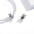 wholesale 925 silver parts, cat beads, unique cat DIY jewelry charms-0-0