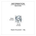 wholesale 925 Sterling Silver Elegant Round Brilliant Cut Moissanite Stud Earrings With Four-prong Setting-0-2