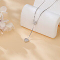 wholesale 925 Sterling Silver Elegant Moissanite Heart Pendant Necklace: Timeless Luxury Jewelry Piece-0-4