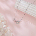wholesale 925 Sterling Silver Eternal Brilliance Moissanite Infinity Necklace: Timeless Elegance In Precious Gems-0-3