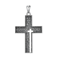 wholesale 925 Sterling Silver Cross Pendant Necklace-Cross Necklace Without Chain