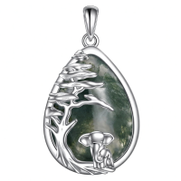 wholesale 925 Sterling Silver Elephant Tree of Life Pendant Necklaces for Women Gifts for Mom Mothers Day Birthdays-Elephant 2 Without Chain