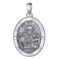 wholesale 925 Sterling Silver Patron Saint Medal Amulet Necklace for Men 2 5mm 22 +2 Chain-A28-Saint Anthony Without Chain