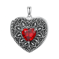 wholesale 925 Sterling Silver Birthstone Gemstone Heart Photo Locket Necklace Holds 2 Pictures Jewelry Gift-05 May-06 June-12 December-11 November-02 February-10 October-09 September-04 April-07 July-08 August-01 January-03 March Without Chain