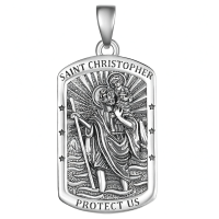 wholesale 925 Sterling Silver Saint Christopher Medal Pendant Necklaces for Men & Women - Religious Protection  Ideas-A0-Saint Christopher（Personalized）-A0-Saint Christopher Without Chain