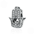 wholesale S925 sterling silver demon eye bead bracelet with colorful oil-filled eye charms-0-10