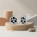 wholesale 925 Sterling Silver Celtic Knot Stud Earrings Wholesale For Women Elegant And Classic Design-0-1
