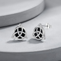 wholesale 925 Sterling Silver Celtic Knot Stud Earrings Wholesale For Women Elegant And Classic Design-0-2