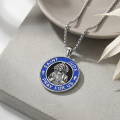 wholesale 925 Sterling Silver Saint Jude Religious Pendant Necklace For Men Women Christ Jewelry Gift-0-1