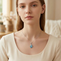 wholesale 925 Sterling Silver Phoenix Pendant Necklace-0-3