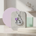 wholesale 925 Sterling Silver Cute Cow Heart Pendant Necklace-0-1