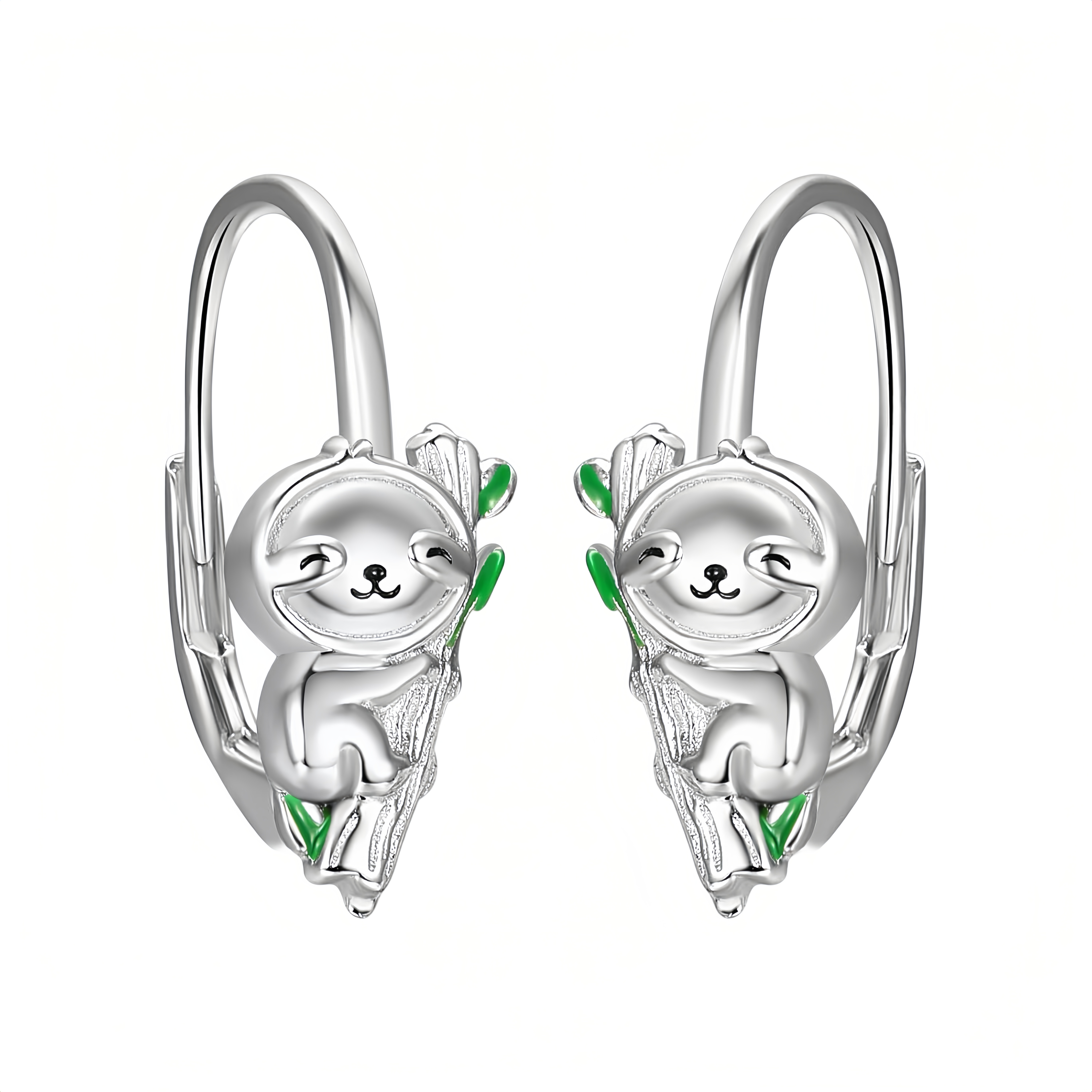 Sloth Back Earser Wholesale 925 Sterling Silver Tree Hugger Sloth Ear Cuff Earrings With ...