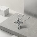 wholesale 925 Sterling Silver St Michael The Archangel Celtic Cross Charm Pendant-0-1