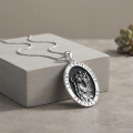 wholesale 925 Sterling Silver Saint Christopher Protector Pendant-0-1