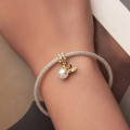 wholesale S925 Silver Autumn Bee Pendant Handmade Pearl Bead Bracelet Loose Beads-0-3