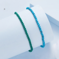 wholesale 925 Sterling Silver Turquoise Beaded Anklet For Women-0-1