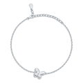 wholesale 925 Sterling Silver Butterfly Chain Bracelet With Zircon For Women-0-0