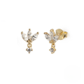 wholesale S925 Sterling Silver Marquise Zircon Stud Earrings, Cross-border Best-selling Trendy Creative Ins Style-0-3