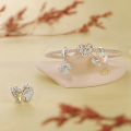 wholesale Metal Ginkgo & Maple leaf beads for autumn series bracelet charms kit-0-1