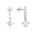 wholesale S925 Sterling Silver Single Row Zircon-encrusted Super Sparkling Ear Stud Earrings,ins-0-4