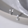 wholesale 925 Sterling Silver French-style Ultra-sparkling Zircon Butterfly Ear Studs For Women, Luxurious And Versatile Commuter Earrings Wholesale-0-2