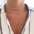 wholesale S925 Sterling Silver 20mm Tennis Hip-hop Zircon Choker Necklace, French Ins Luxury Style-0-1