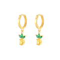 wholesale S925 Sterling Silver Mini Tropical Fruit Earrings, A Best-selling Creative Minimalist Design-0-6