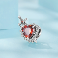 wholesale S925 silver lucky koi red versatile bracelet pendant charm set-0-3