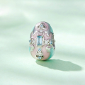 wholesale S925 sterling silver Easter egg beads DIY bracelet charms parts BSC781-0-4